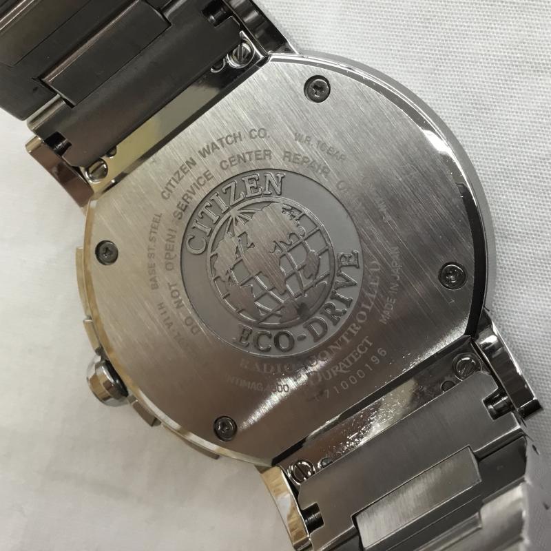 シチズン CITIZEN 腕時計 アナログ(自動巻き) H11A-T017304 ソーラー式 ロゴ、文字 銀 / シルバー / メンズ USED 古着 中古 10149985