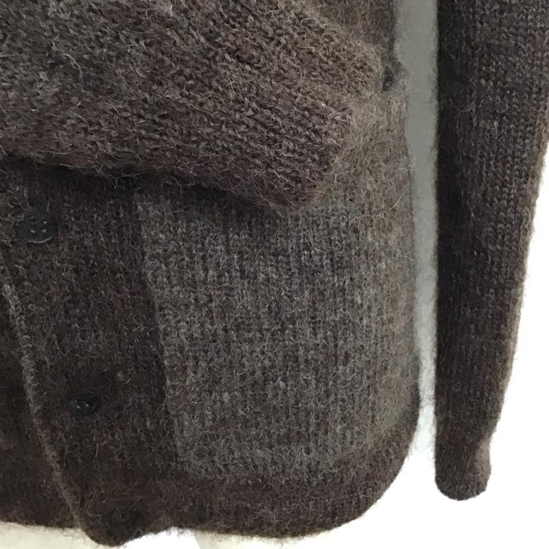 古着 USED カーディガン 長袖 Vネック ISAMU KATAYAMA BACKLASH グラデーション 無地 茶 / ブラウン / メンズ USED 古着 中古 10118761