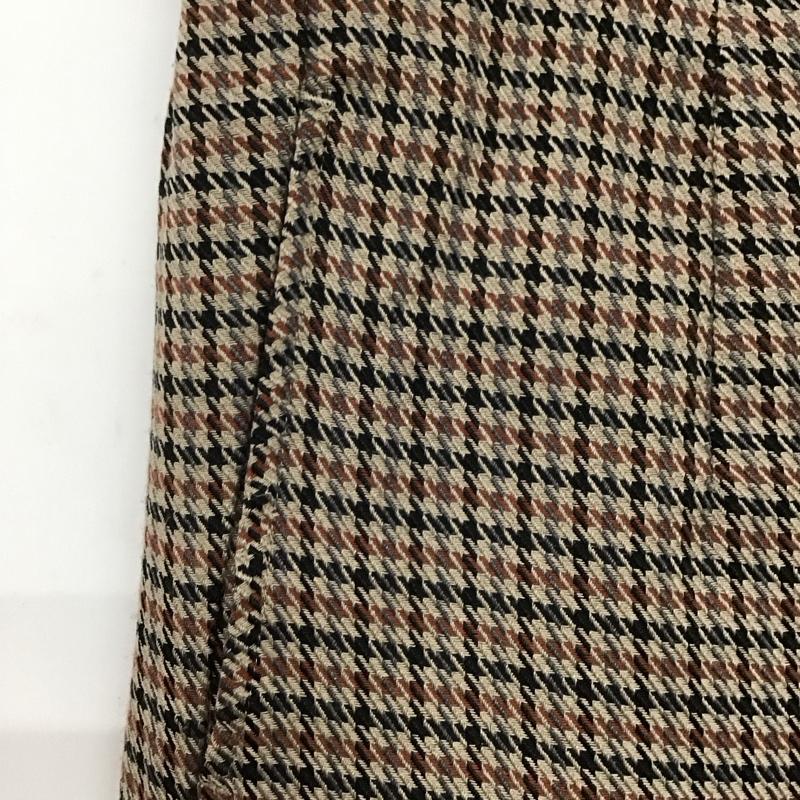 ショコラ フィネ ローブ chocol raffine robe スカート ロングスカート FREE チェック ベージュ / ベージュ / レディース USED 古着 中古 10139359