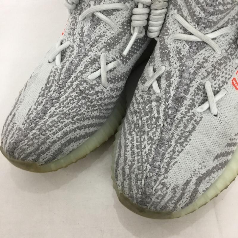アディダス adidas スニーカー スニーカー B37571 YEEZY BOOST 350 V2 27.5cm 27.5cm ロゴ、文字 灰 / グレー / メンズ USED 古着 中古 10130773