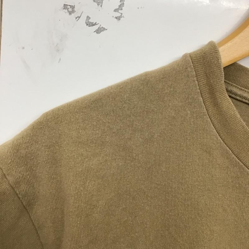 ザノースフェイス THE NORTH FACE Tシャツ 半袖 nt81838 BOXLOGOTEE 半袖カットソー クルーネック L ロゴ、文字 ベージュ / ベージュ / メンズ USED 古着 中古 10129523
