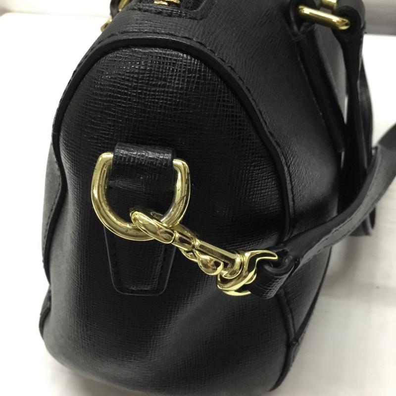 コーチ COACH ハンドバッグ ハンドバッグ 49392 2WAY ショルダー ロゴ、文字 黒 / ブラック / レディース USED 古着 中古 10115583