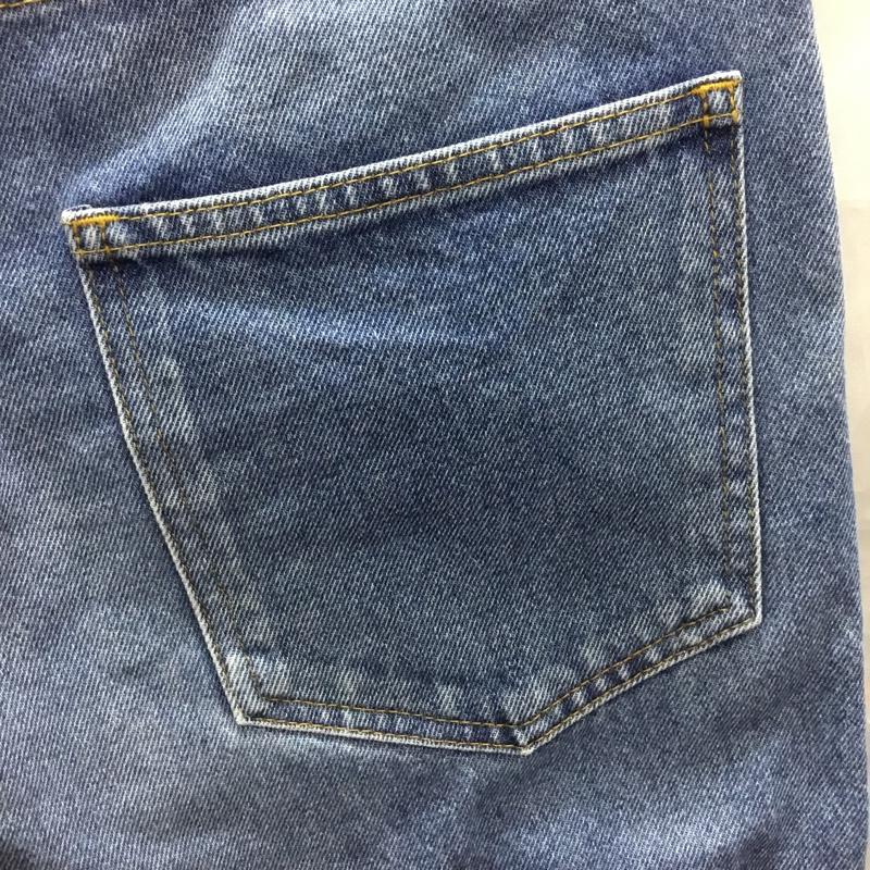 ハーベスティ HARVESTY パンツ デニム、ジーンズ デニムパンツ ストレートパンツ ワイドパンツ カジュアルパンツ 1 無地 インディゴ / インディゴ /  メンズ USED 古着 中古 10121796