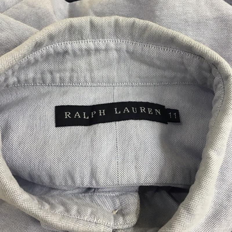 ラルフローレン RALPHLAUREN シャツ、ブラウス 長袖 ボタンダウン ワンポイント 水色 / ライトブルー / レディース USED 古着 中古 10116161