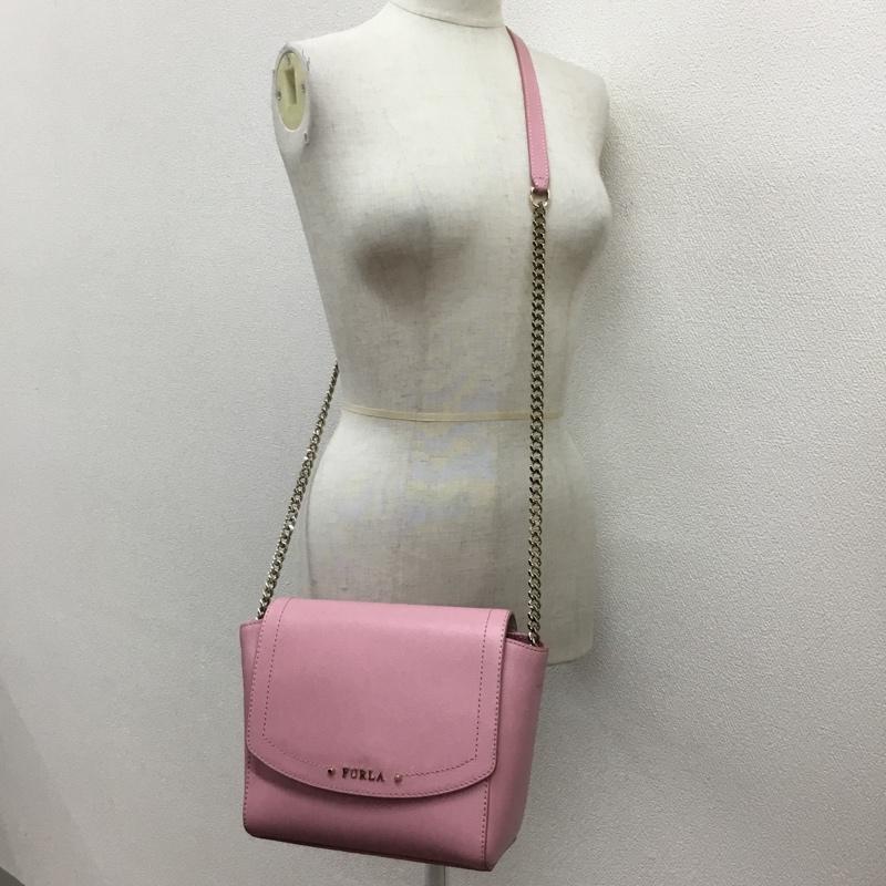フルラ FURLA ショルダーバッグ ショルダーバッグ BNWD1006580 チェーン ロゴ、文字 桃 / ピンク / レディース USED 古着 中古 10114723