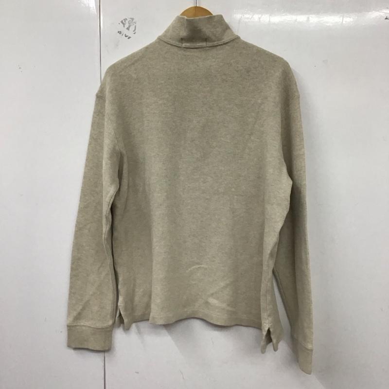 ポロバイラルフローレン Polo by RALPH LAUREN トレーナー 長袖 L 無地 ベージュ / ベージュ / メンズ USED 古着 中古 10129941