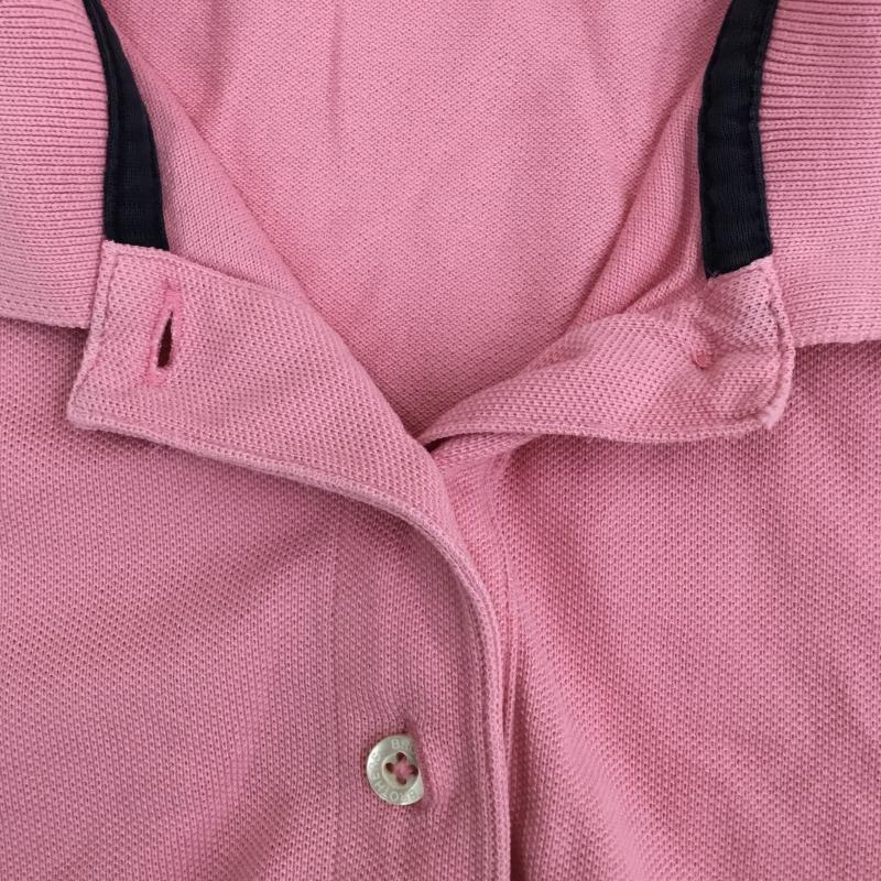 ブルックスブラザーズ BROOKS BROTHERS ポロシャツ 半袖 M ワンポイント 桃 / ピンク / レディース USED 古着 中古 10139441