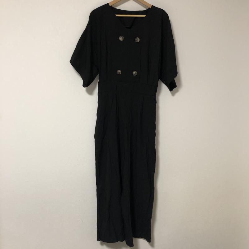 コーナーズ CORNERS ワンピース・ドレス・オールインワン ワンピース・ドレス・オールインワン M 無地 黒 / ブラック / レディース USED 古着 中古 10015082