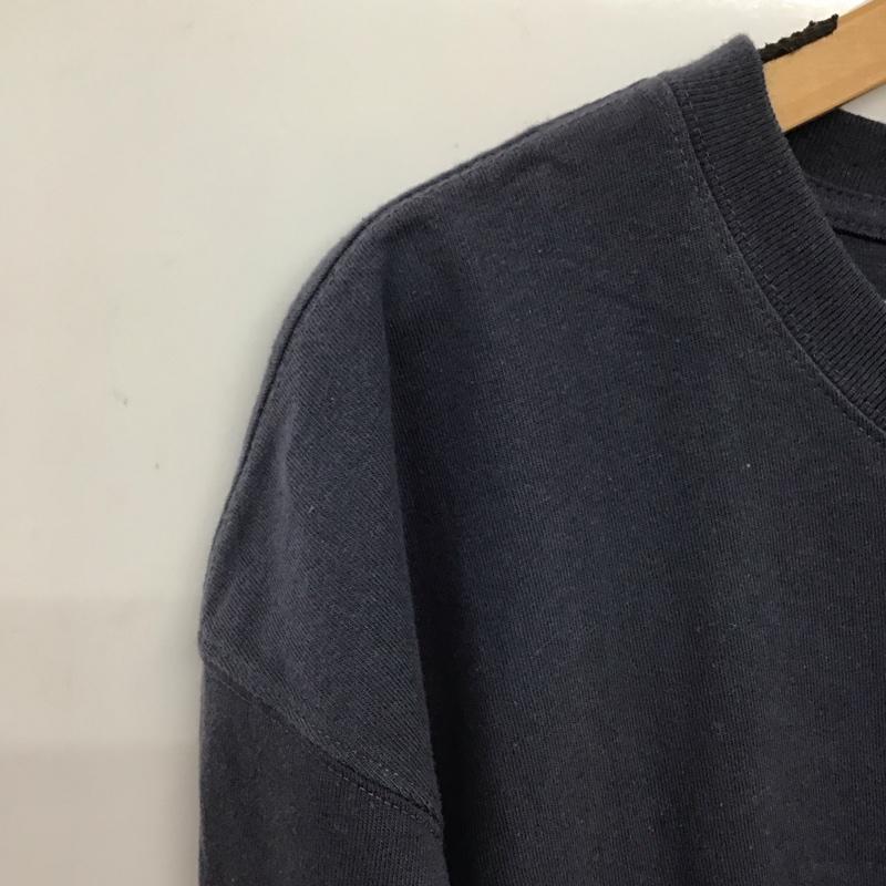 カーハート Carhartt Tシャツ 半袖 半袖カットソー プリントTシャツ クルーネックカットソー L ロゴ、文字 紺 / ネイビー / メンズ USED 古着 中古 10137661
