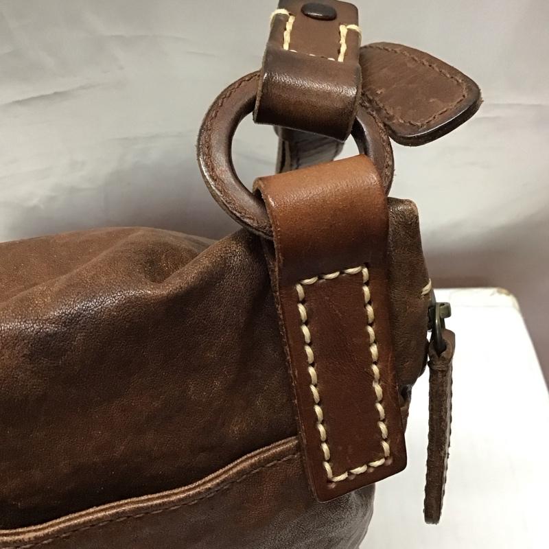 ゲンテン genten ショルダーバッグ ショルダーバッグ レザー 無地 茶 / ブラウン / レディース USED 古着 中古 10115446