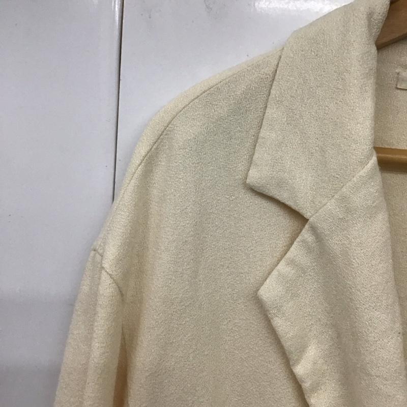 ニコアンド niko and... ジャケット、上着 ジャケット、ブレザー 87314400 FREE 無地 アイボリー / アイボリー / レディース USED 古着 中古 10131047