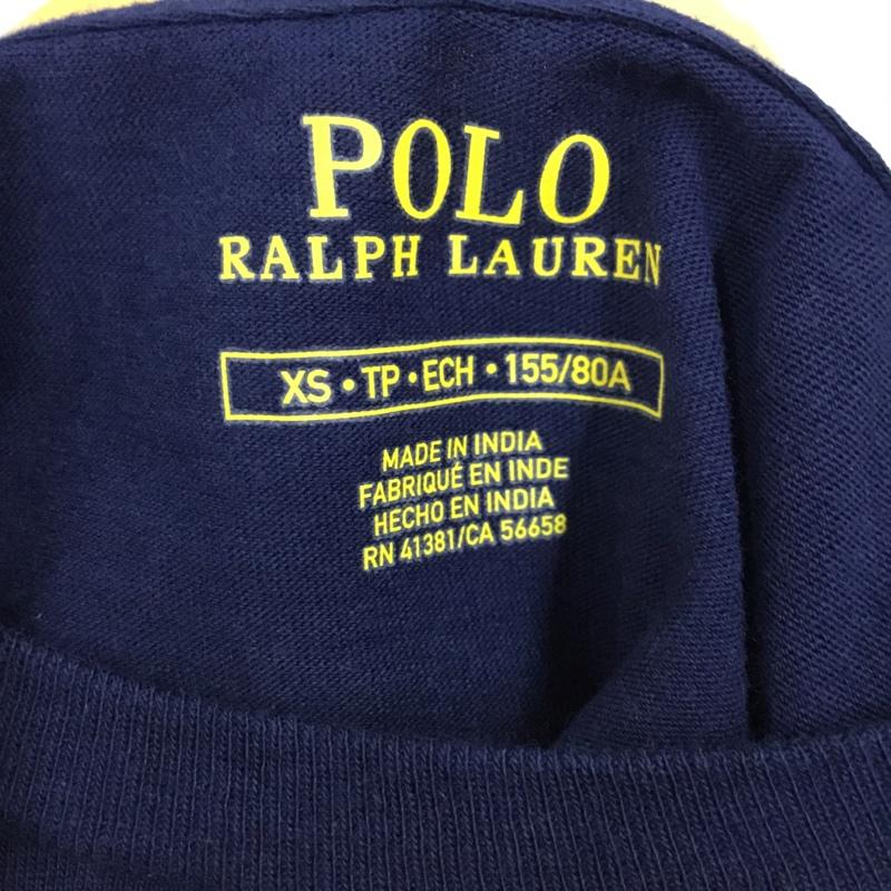 ポロラルフローレン POLO RALPH LAUREN Tシャツ 半袖 XS 無地 紺 / ネイビー / レディース USED 古着 中古 10110750