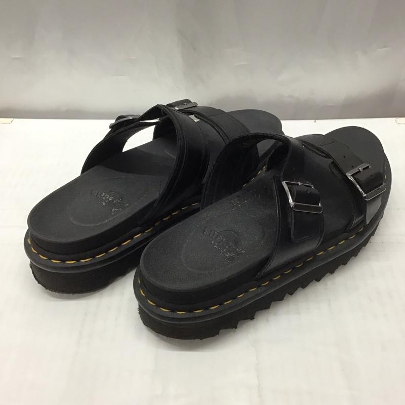 ドクターマーチン Dr.Martens サンダル サンダル MYLES シャークソール UK8 US:9 無地 黒 / ブラック / メンズ USED 古着 中古 10110936