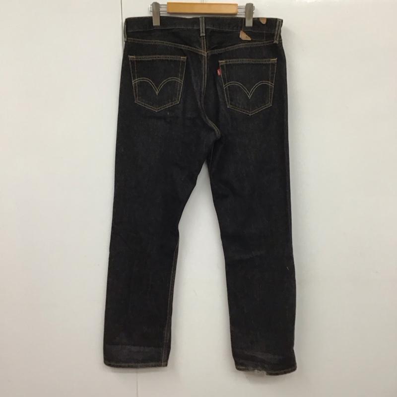 リーバイストラウスアンドコー Levi Strauss & co. パンツ デニム、ジーンズ デニムパンツ ワイドパンツ カジュアルパンツ 38 無地 黒 / ブラック / メンズ USED 古着 中古 10130934