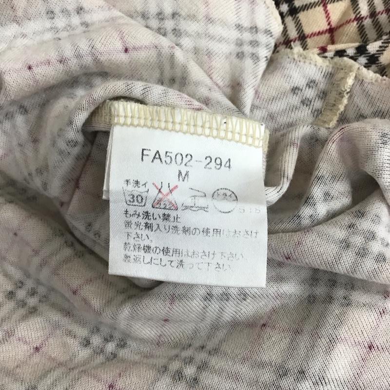 バーバリーブルーレーベル BURBERRY BLUE LABEL カットソー 半袖 半袖カットソー チェックTシャツ クルーネックカットソー M チェック マルチカラー / マルチカラー / レディース USED 古着 中古 10113813