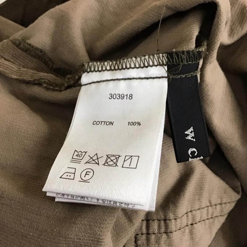 ダブルクローゼット w closet シャツ、ブラウス 長袖 303918 コーデュロイ 後ろリボン オープンカラーシャツ BIGシャツ FREE 無地 茶 / ブラウン / レディース USED 古着 中古 10108397