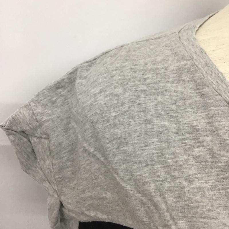 ジュエティ jouetie カットソー 半袖 081210601100 THRASHERmagazine Tシャツ コラボ M ロゴ、文字 灰 / グレー / レディース USED 古着 中古 10125255