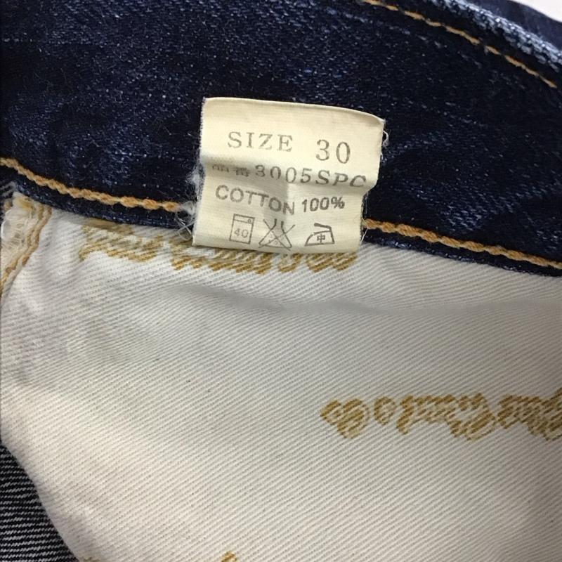 フラットヘッド The Flat Head パンツ デニム、ジーンズ デニムパンツ スリムパンツ カジュアルパンツ 30インチ 無地 インディゴ / インディゴ / メンズ USED 古着 中古 10141923
