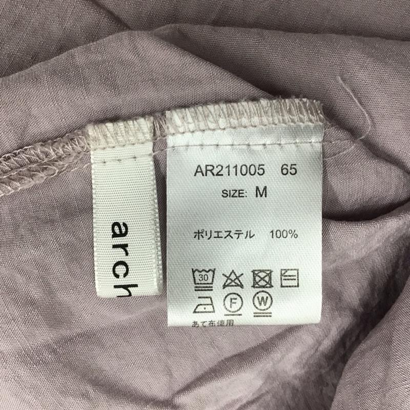 アルシーヴ archives シャツ、ブラウス 長袖 チャイナシャツ M 無地 紫 / パープル / レディース USED 古着 中古 10123448
