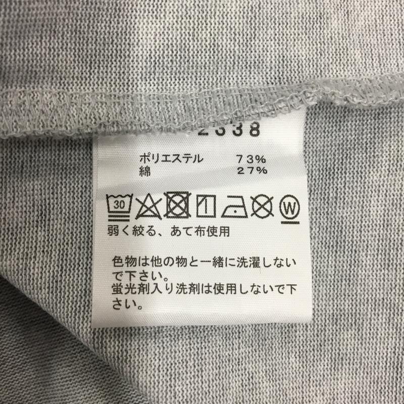 ザノースフェイス THE NORTH FACE Tシャツ 半袖 nt32338 S/SHALFSWITCHINGLOGOTEE 半袖カットソー プリントTシャツ XL ロゴ、文字 灰 / グレー / メンズ USED 古着 中古 10115635