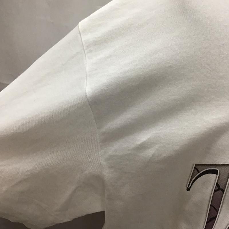 ブラックウィドー BLACK WEIRDOS Tシャツ 半袖 半袖カットソー プリントTシャツ クルーネックカットソー XL プリント 白 / ホワイト /  メンズ USED 古着 中古 10111811