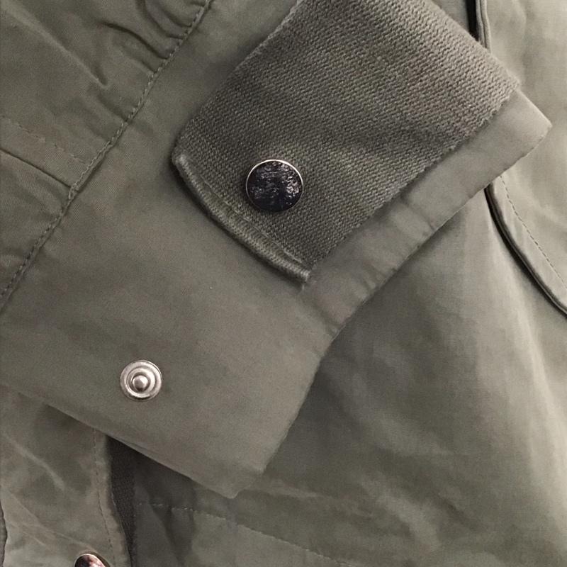 ザラウーマン ZARA WOMAN ジャケット、上着 ジャケット、ブレザー ジップアップジャケット フード付きジャケット アウター ミリタリー S 無地 カーキ / カーキ / レディース USED 古着 中古 10125245