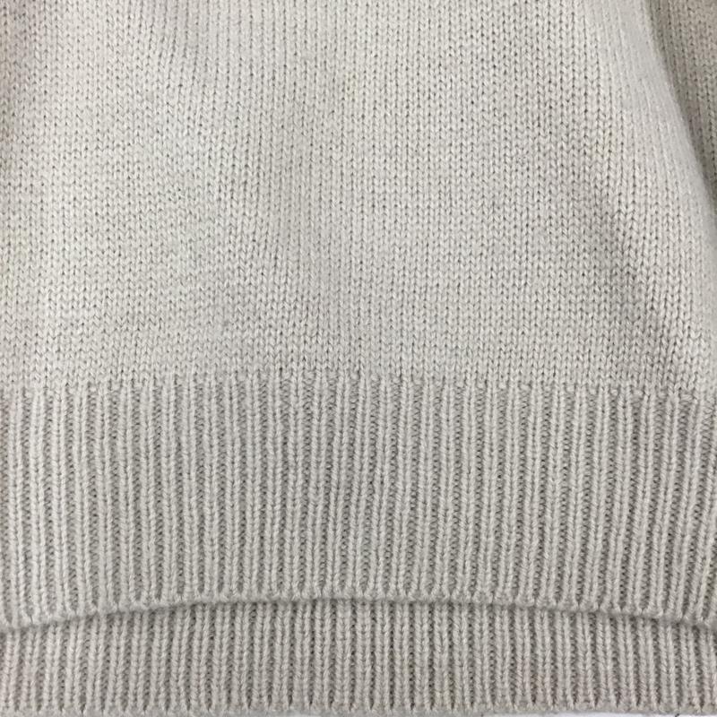 アズールバイマウジー AZUL BY MOUSSY ニット、セーター 長袖 250DSA70-190B ARM CABLE KNIT TOPS M 無地 ベージュ / ベージュ /  レディース USED 古着 中古 10110753
