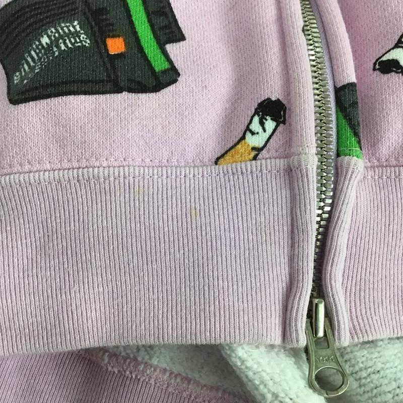 ビリオネア・ボーイズ・クラブ BILLIONAIRE BOYS CLUB パーカー 長袖 タバコ XL ロゴ、文字 X プリント 桃 / ピンク / メンズ USED 古着 中古 10105702