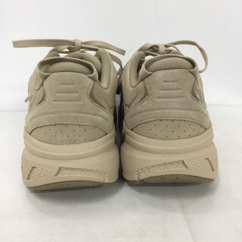 ホカ HOKA スニーカー スニーカー 1122571 CLIFTON L SUEDE 30cm 箱有 30.0cm ロゴ、文字 ベージュ / ベージュ / メンズ USED 古着 中古 10134535