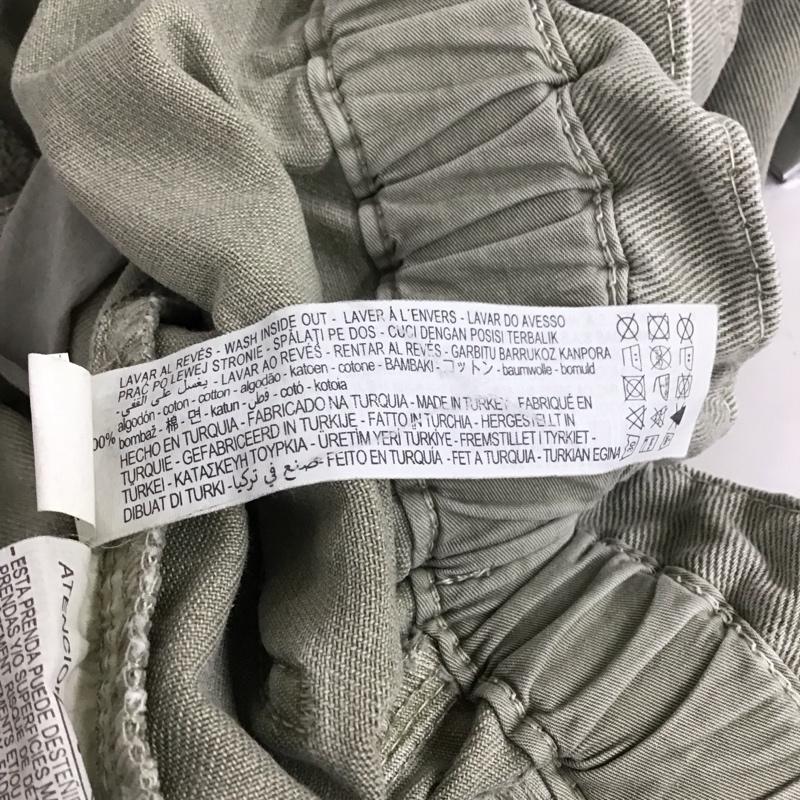 ザラ ZARA パンツ デニム、ジーンズ 5862/022/505 36 無地 カーキ / カーキ / レディース USED 古着 中古 10131581