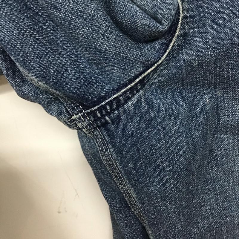リー Lee サロペット・オーバーオール サロペット、オーバーオール デニムオーバーオール オールインワン ワイドパンツ ロゴ、文字 インディゴ / インディゴ / レディース USED 古着 中古 10134237