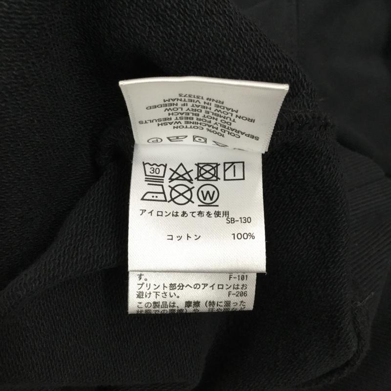 サタデーズ ニューヨークシティ Saturdays NYC トレーナー 長袖 長袖トレーナー スウェット クルーネック リブスウェットカットソー S プリント 黒 / ブラック / メンズ USED 古着 中古 10121915