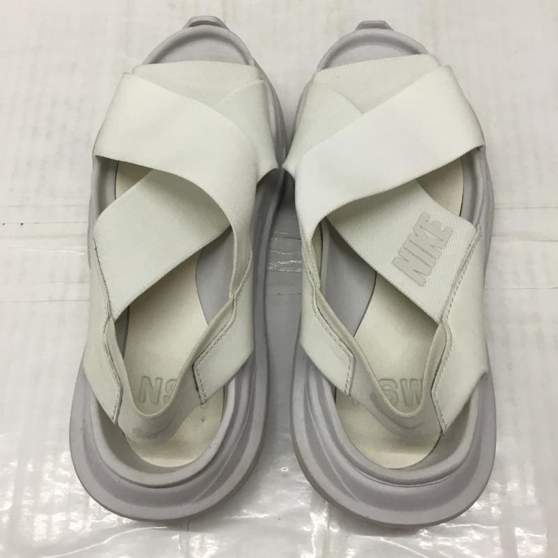 ナイキ NIKE サンダル サンダル AO2722-100 WMNS PRAKTISK 24cm 24.0cm ワンポイント 白 / ホワイト / レディース USED 古着 中古 10116882