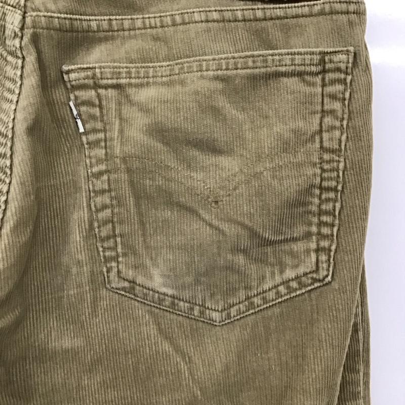 リーバイストラウスアンドコー Levi Strauss & co. パンツ デニム、ジーンズ コーデュロイパンツ ワイドパンツ カジュアルパンツ 32インチ 無地 ベージュ / ベージュ / メンズ USED 古着 中古 10128735