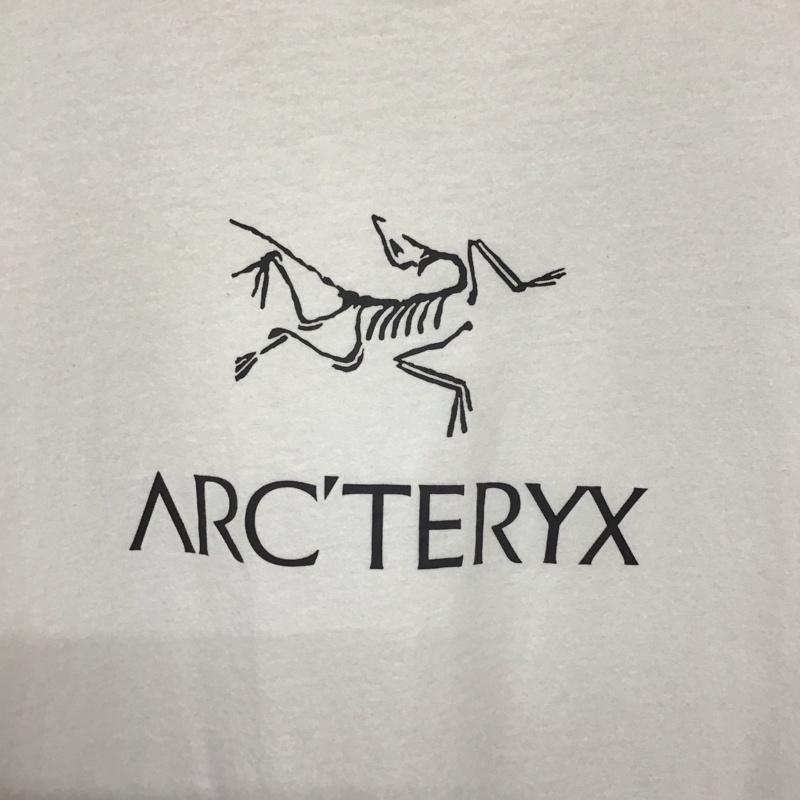 アークテリクス ARC TERYX Tシャツ 半袖 半袖カットソー プリントTシャツ クルーネックカットソー L ロゴ、文字 白 / ホワイト / メンズ USED 古着 中古 10136880