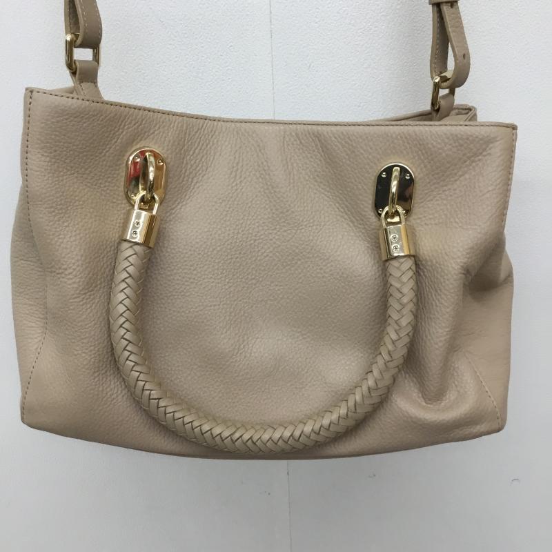 コールハーン COLE HAAN ショルダーバッグ ショルダーバッグ 無地 ベージュ / ベージュ / レディース USED 古着 中古 10133940