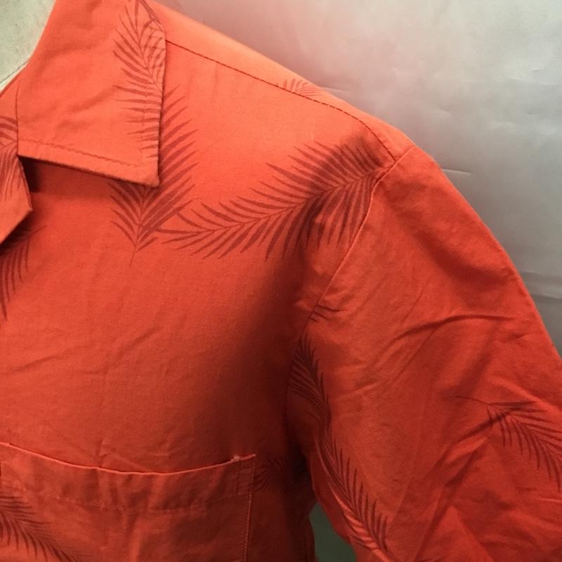 古着 USED シャツ、ブラウス 半袖 半袖シャツ カラーシャツ 半袖カットソー アロハシャツ S プリント 赤 / レッド /  メンズ USED 古着 中古 10108700