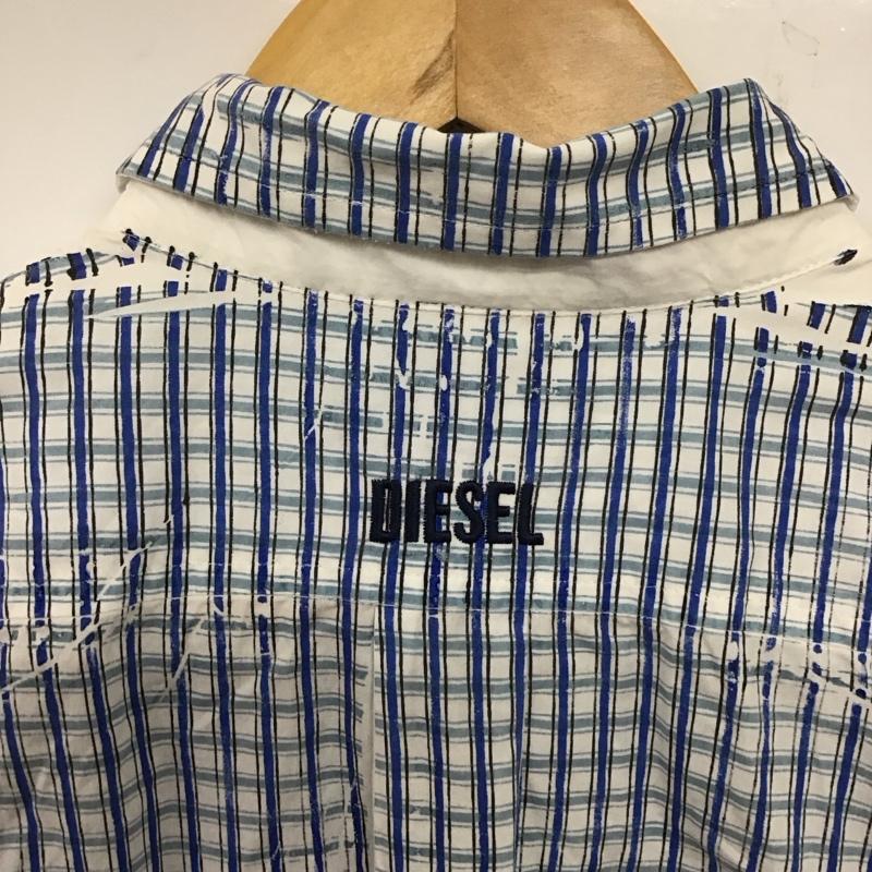 ディーゼル DIESEL シャツ、ブラウス 長袖 長袖シャツ チェックシャツ カラーシャツ L チェック マルチカラー / マルチカラー / メンズ USED 古着 中古 10139296