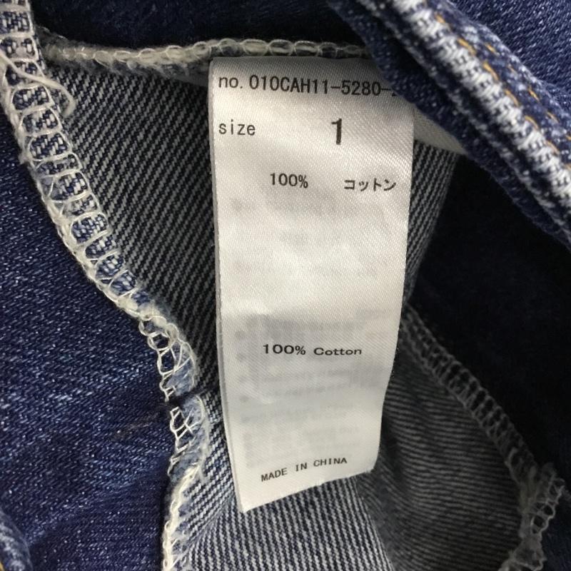 マウジー MOUSSY パンツ デニム、ジーンズ 010CAH11-5280-2 ハイウエスト 1 無地 青 / ブルー / レディース USED 古着 中古 10144692