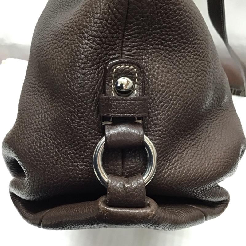 コーチ COACH トートバッグ トートバッグ F15064 レザー ショルダーバッグ 無地 茶 / ブラウン / レディース USED 古着 中古 10121229