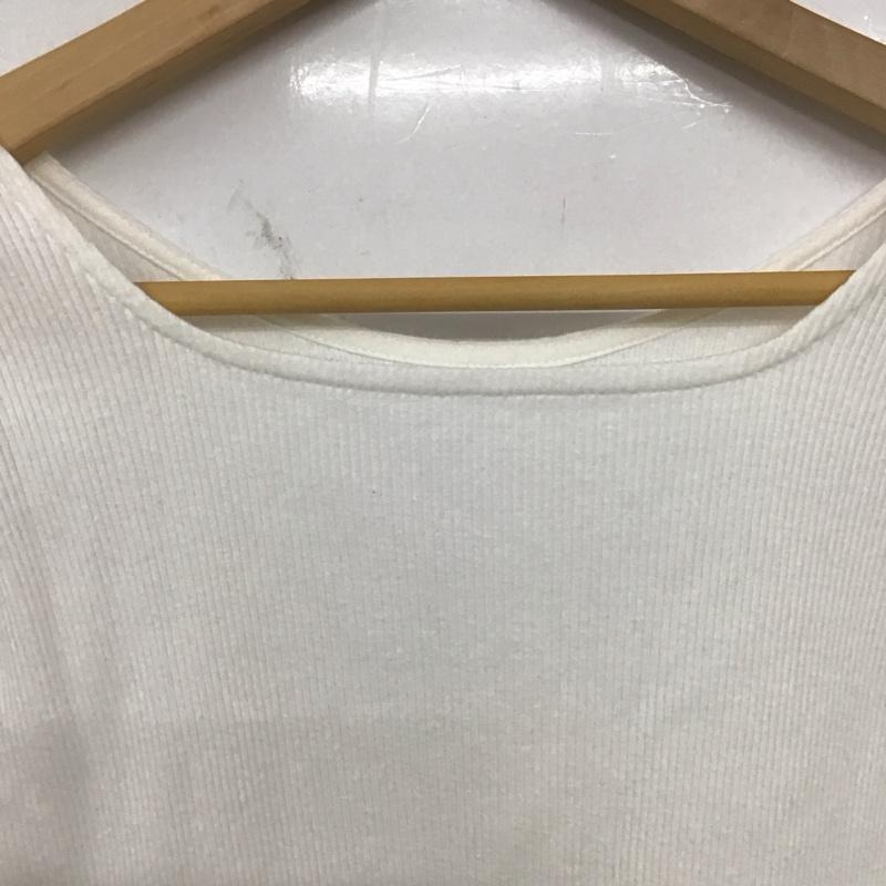 ロペピクニック ROPE PICNIC カットソー 長袖 38 無地 白 / ホワイト / レディース USED 古着 中古 10136656