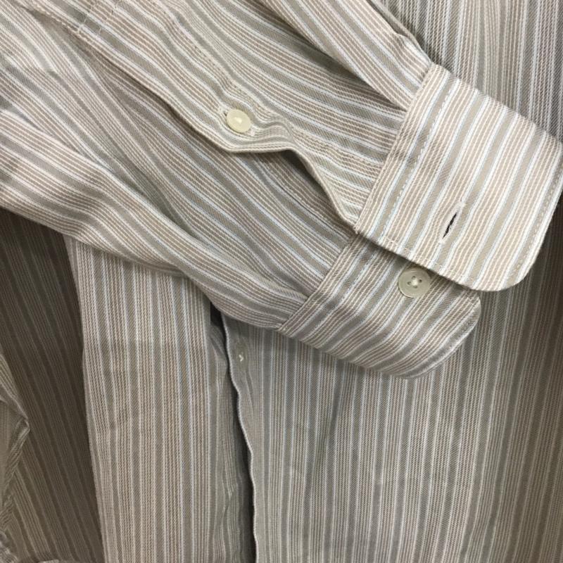 グリーンレーベルリラクシング green label relaxing シャツ、ブラウス 長袖 3211-166-2945 長袖シャツ ノーカラーシャツ ストライプシャツ XL ストライプ マルチカラー / マルチカラー / メンズ USED 古着 中古 10139006
