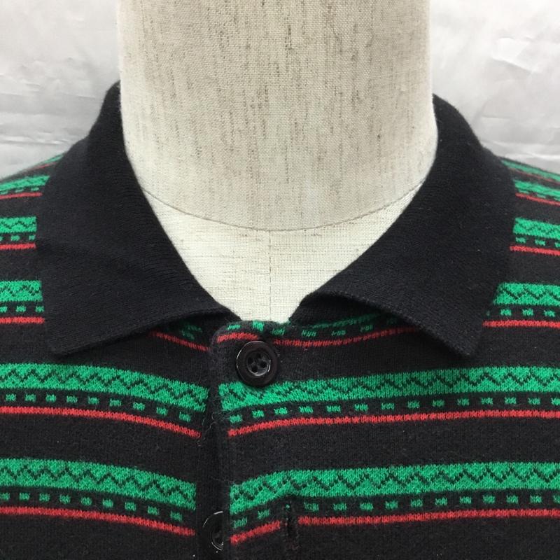 クーキー KOOKY N ポロシャツ 半袖 半袖ポロシャツ カラーシャツ 半袖カットソー FREE ボーダー柄 マルチカラー / マルチカラー /  メンズ USED 古着 中古 10113306