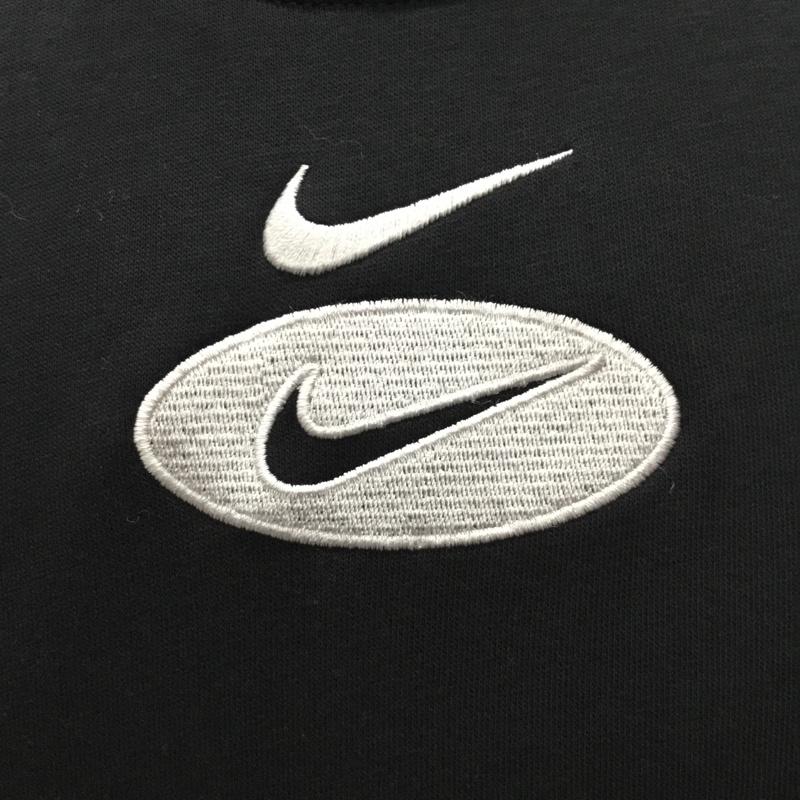 ナイキ NIKE トレーナー 長袖 dm5461-010 スウェットトレーナー スポーツウェア クルーネックカットソー M ロゴ、文字 黒 / ブラック / メンズ USED 古着 中古 10108246