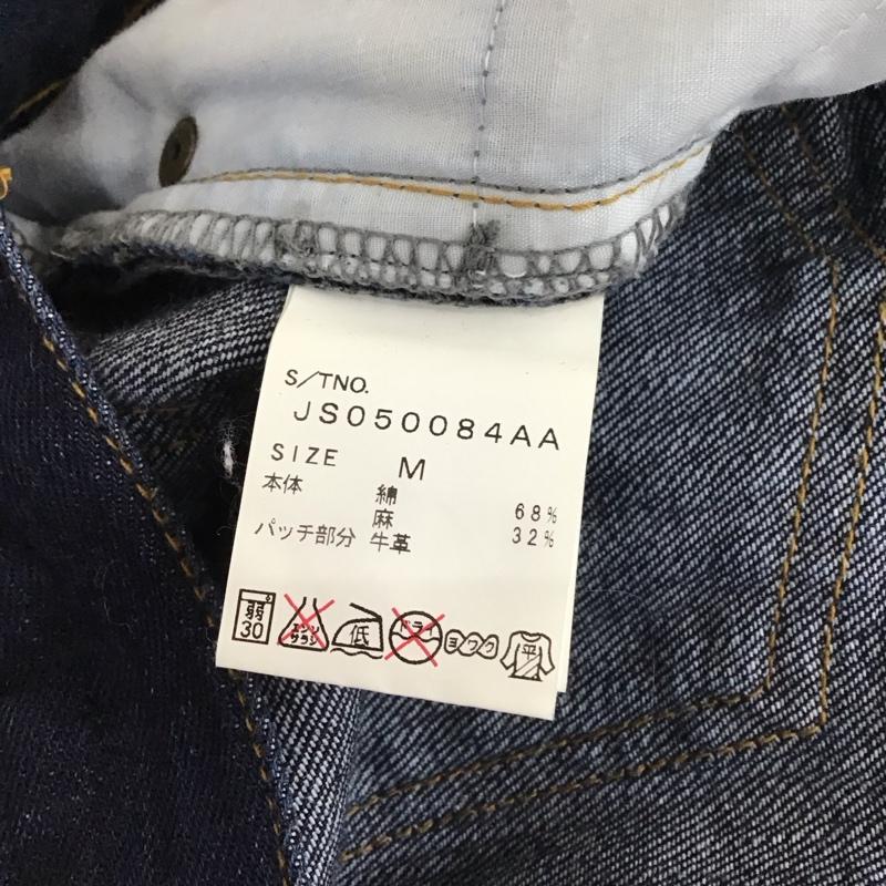ジーナシス JEANASIS パンツ デニム、ジーンズ JS050084AA カットオフ コットン リネン M 無地 インディゴ / インディゴ / レディース USED 古着 中古 10117733
