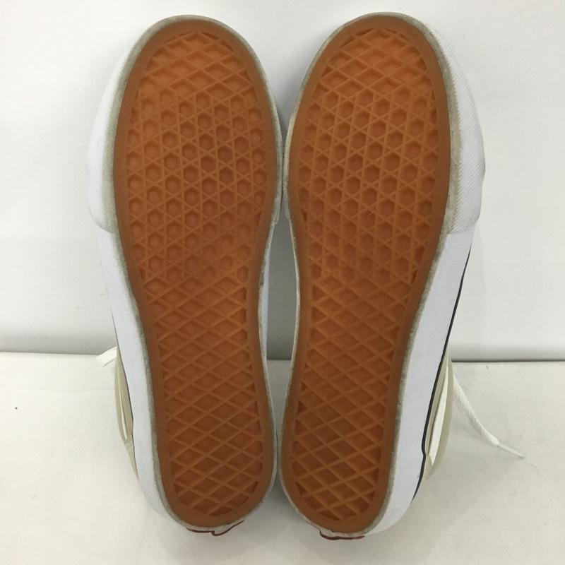 バンズ VANS スニーカー スニーカー V36CF CALM オールドスクール 598707-0002 24.5cm 24.5cm ロゴ、文字 ベージュ / ベージュ / X 白 / ホワイト / レディース USED 古着 中古 10124859