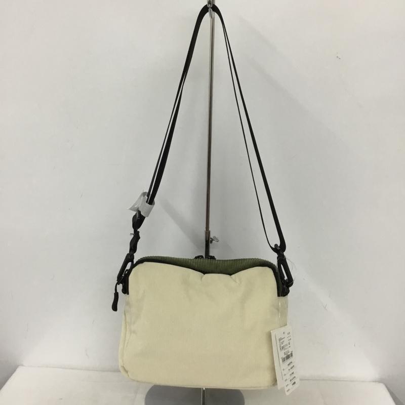 リー Lee ショルダーバッグ ショルダーバッグ 425744 バイカラーコーデュロイショルダーバッグ タグ付き ロゴ、文字 カーキ / カーキ / X アイボリー / アイボリー / レディース USED 古着 中古 10136345