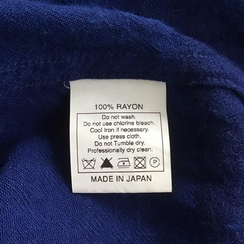 クーティー COOTIE シャツ、ブラウス 長袖 L 無地 青 / ブルー / メンズ USED 古着 中古 10108064