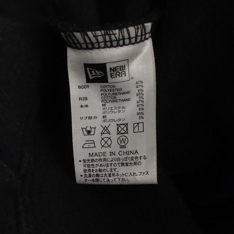 ニューエラ NEW ERA パーカー 長袖 ジップアップパーカー 長袖パーカー カジュアルジャケット M ロゴ、文字 黒 / ブラック / メンズ USED 古着 中古 10143201