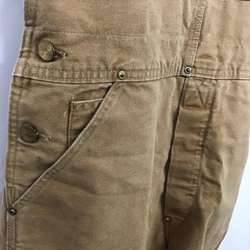 カーハート Carhartt サロペット・オーバーオール サロペット、オーバーオール オーバーオール つなぎ オールインワン ワークパンツ ロゴ、文字 ベージュ / ベージュ / メンズ USED 古着 中古 10131758